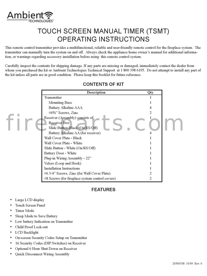 Ambient Technologies TSMT operating instructions
