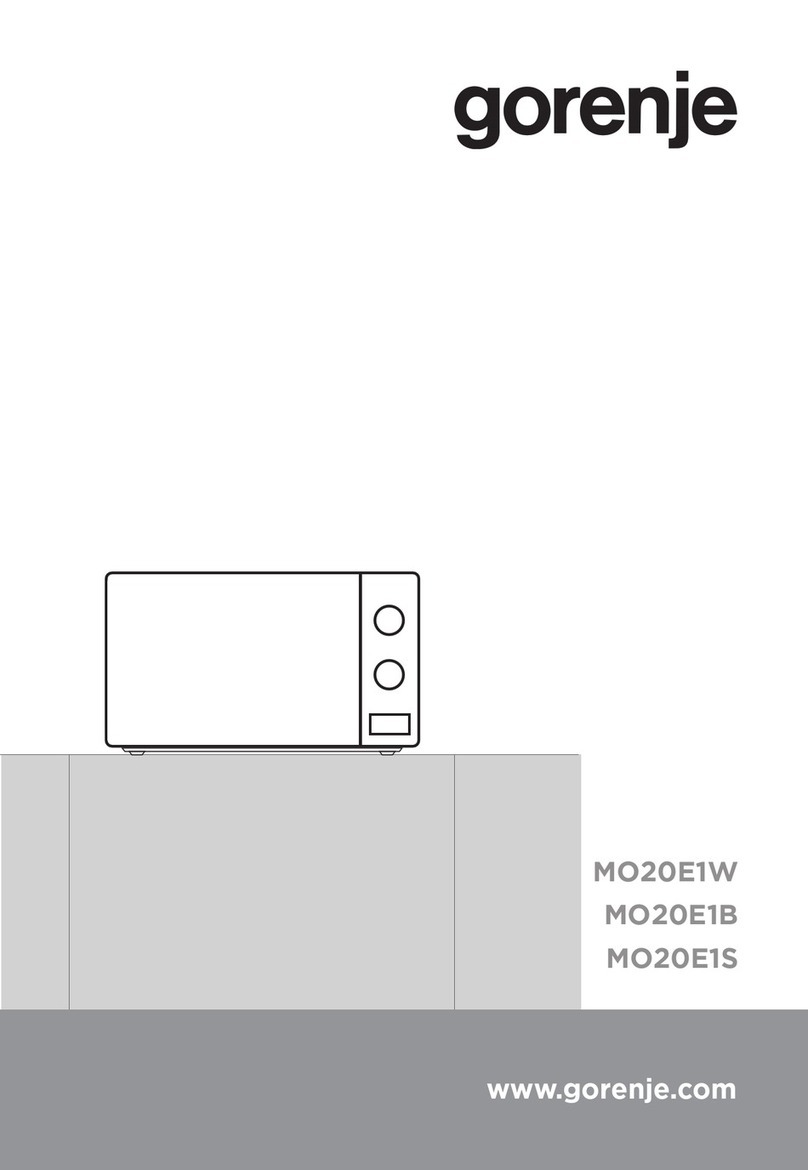 Gorenje M020E1B instruction manual Gorenje M020E1B instruction manual
