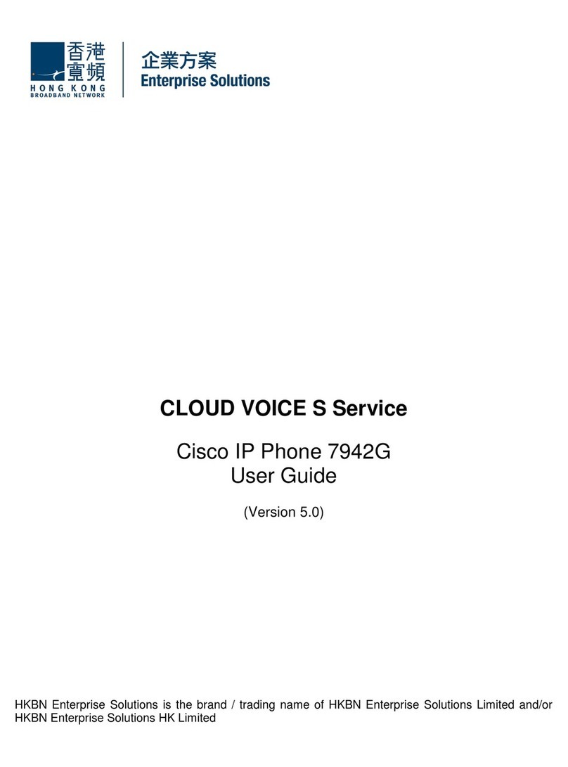 Cisco 7942G - Unified IP Phone VoIP User manual