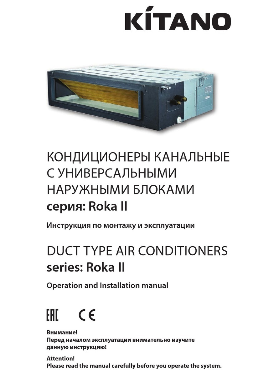 KITANO Roka II Series Operation and installation manual