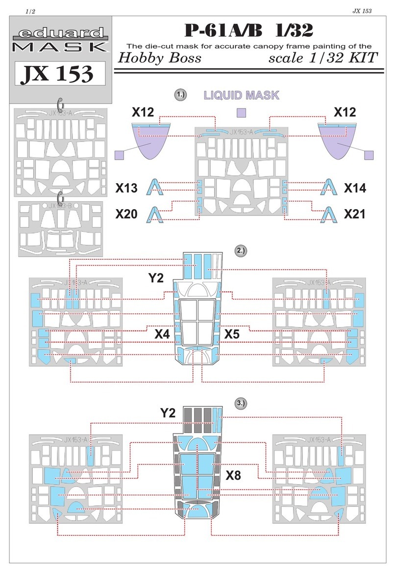Eduard P-61A/B 1/32 Assembly manual