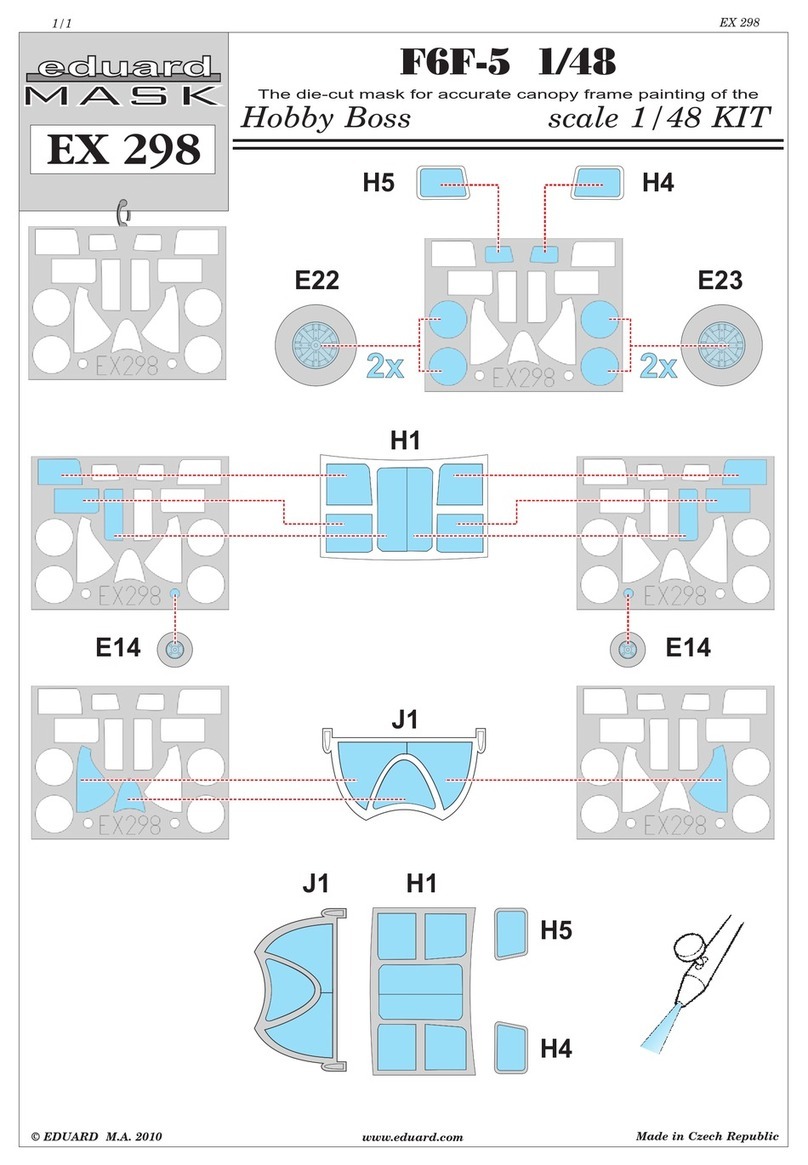 Eduard F6F-5 1/48 User manual
