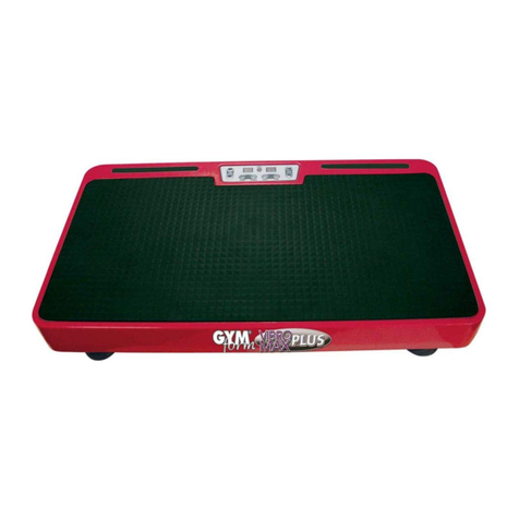 GYM form VIBRO MAX PLUS instruction manual