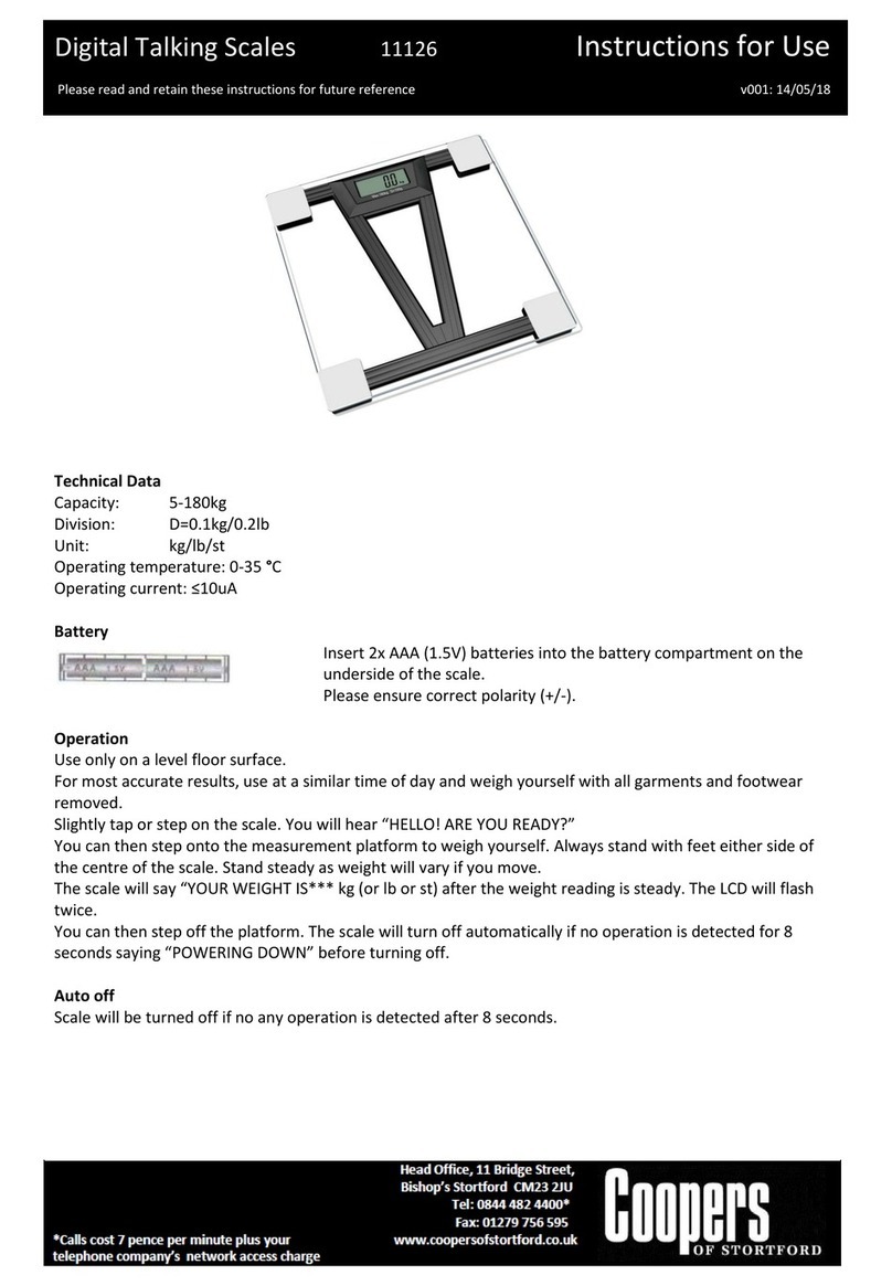 Coopers 11126 Instructions for use