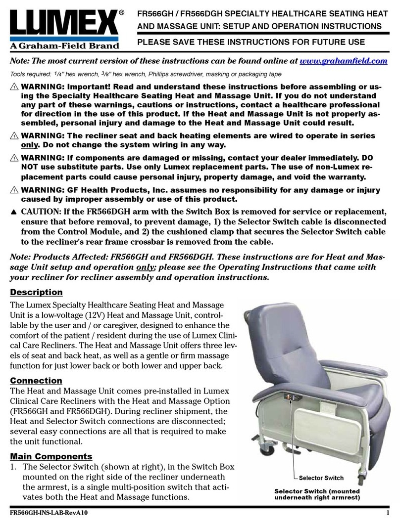 Graham Field LUMEX FR566GH Manual instruction