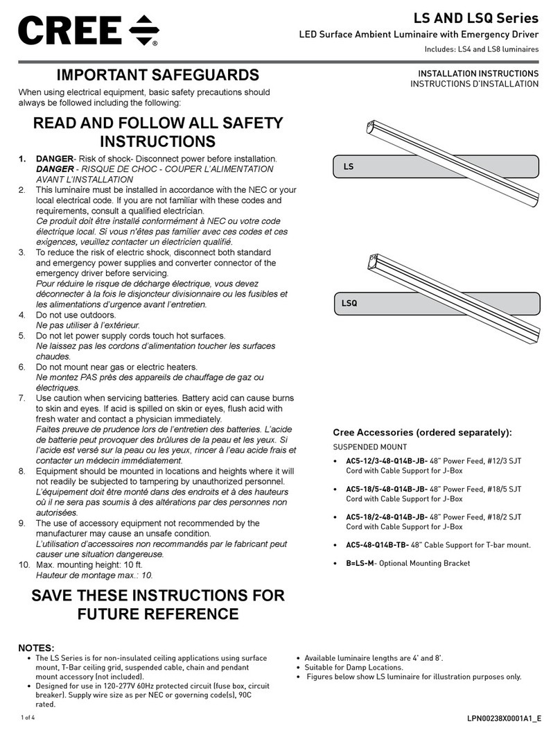 Cree LS Series User manual