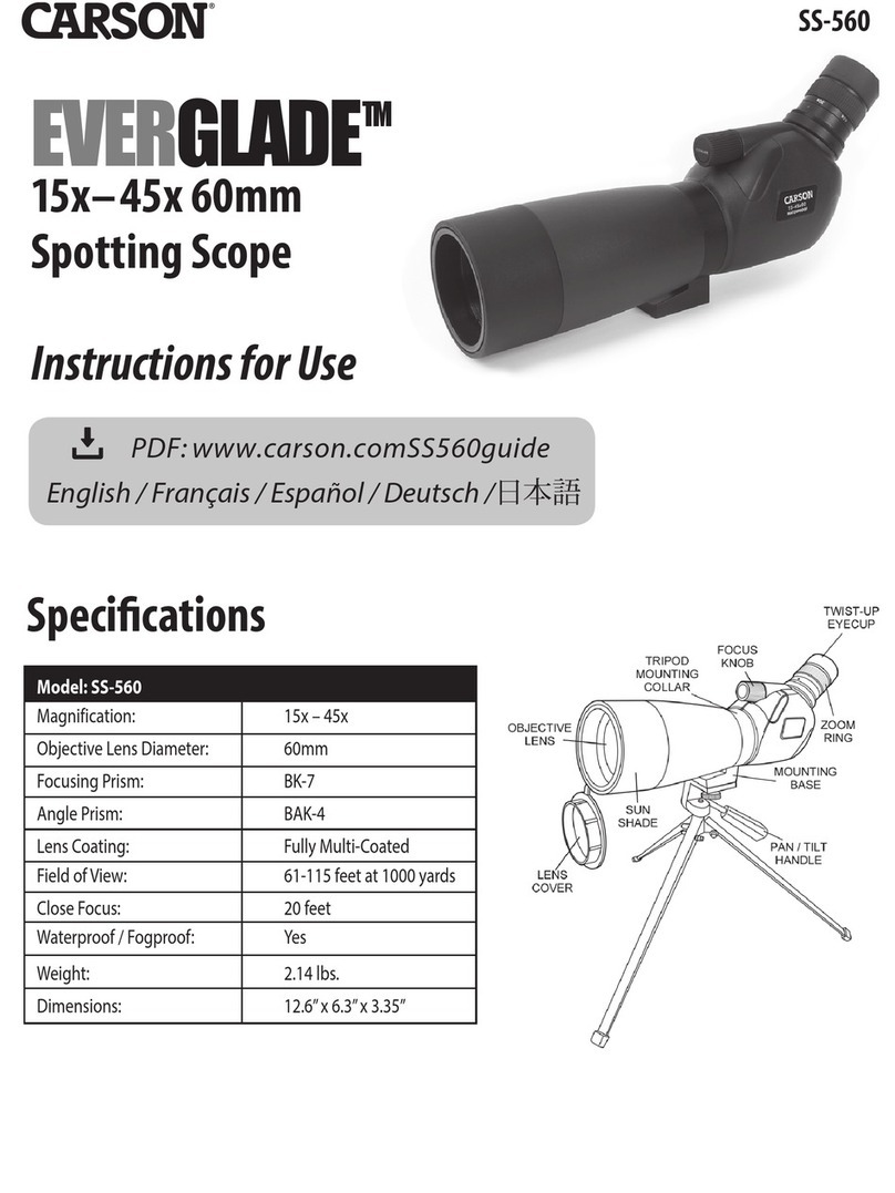 Carson EVERGLADE SS-560 User manual