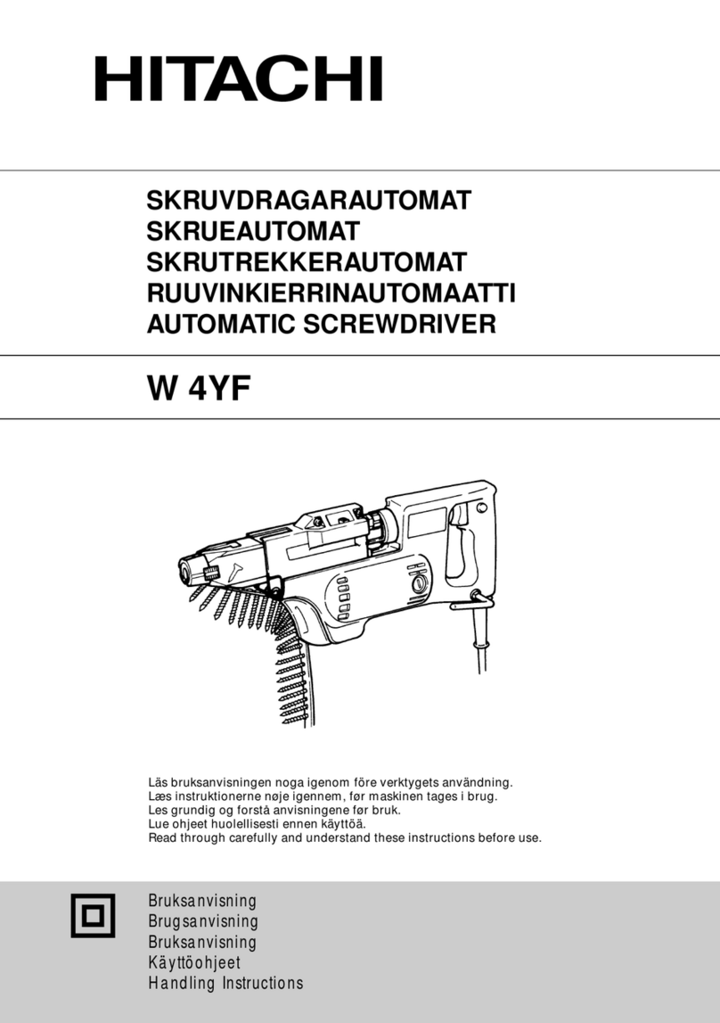 Hitachi W 4YF Handling instructions