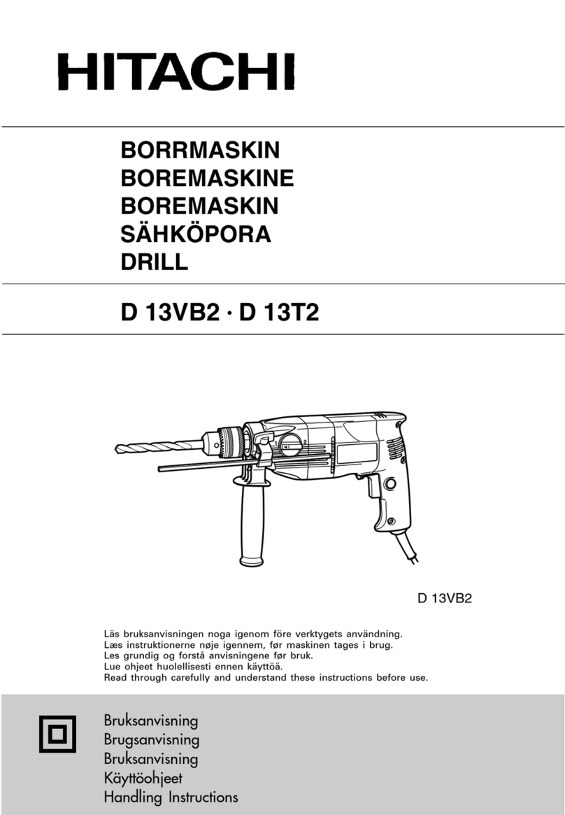 Hitachi D 13VB2 User manual