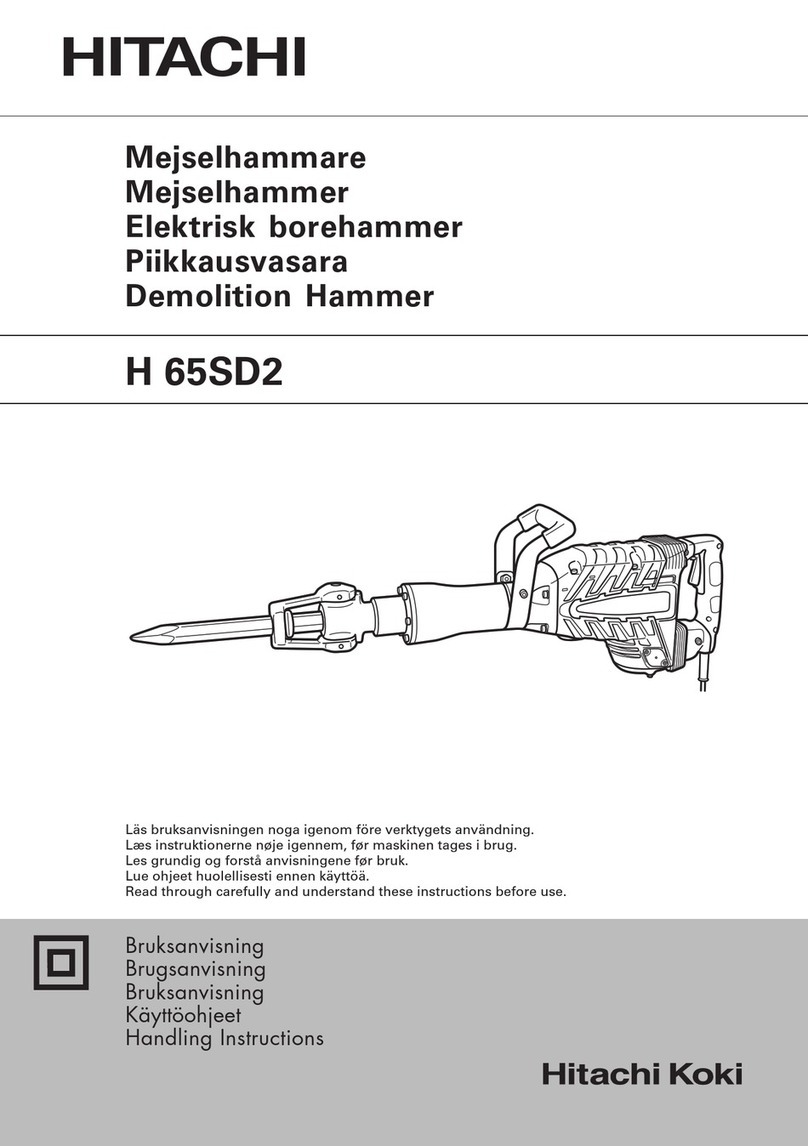 Hitachi H 65SD2 User manual