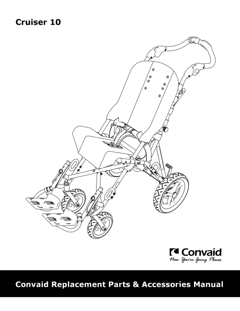 Convaid Cruiser 10 Replacement Parts & Accessories Manual