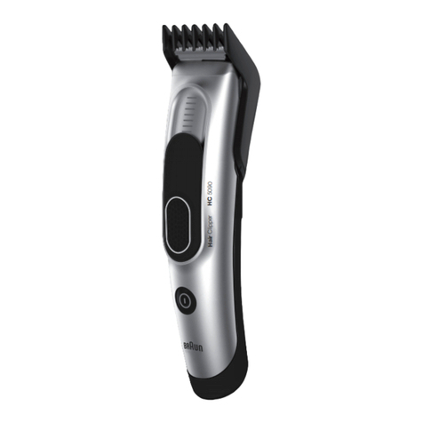 Braun HC 5050 User manual