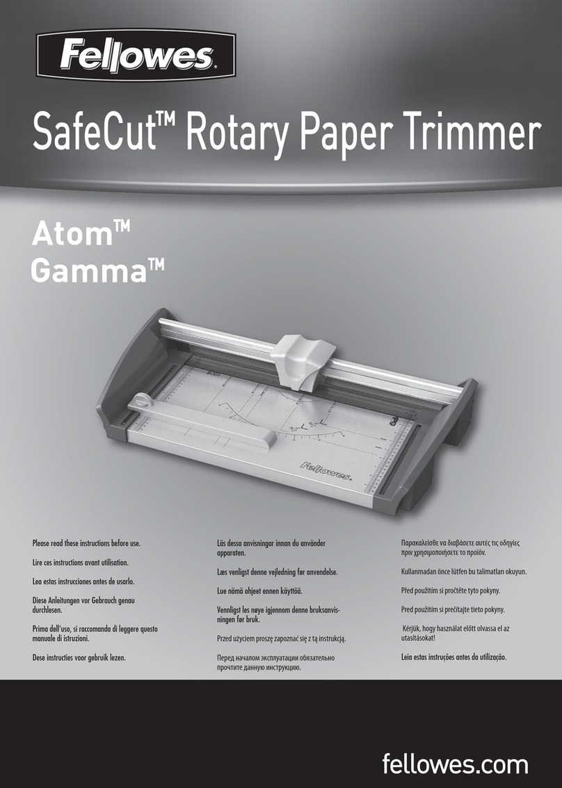 Fellowes Atom A4 manual