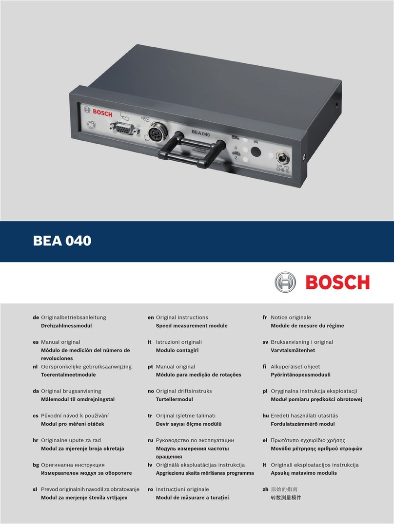 Bosch BEA 040 User manual