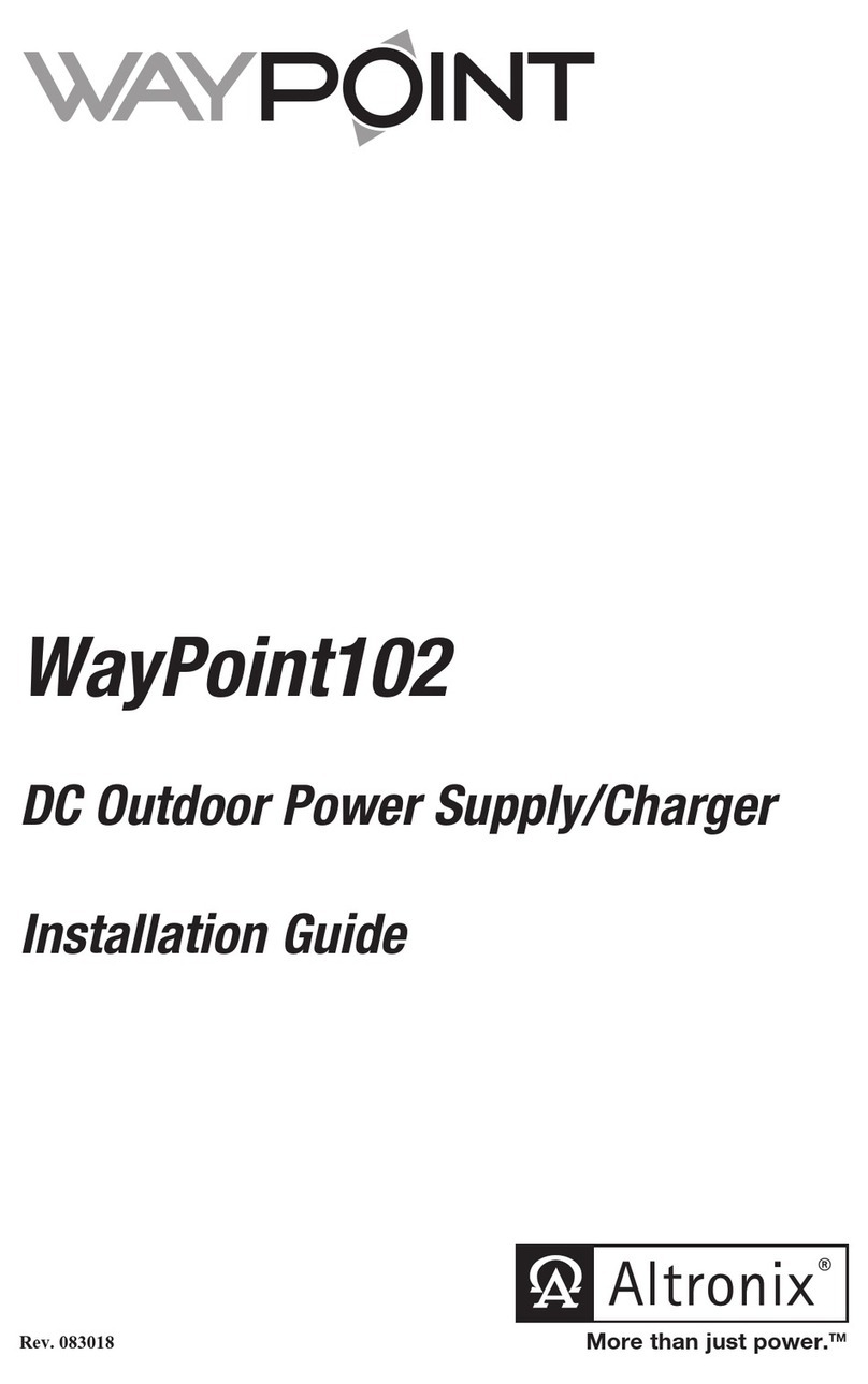 Altronix WayPoint102 User manual