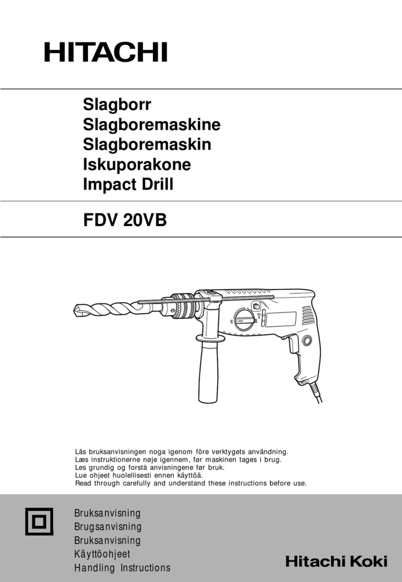 Hitachi FDV 20VB User manual