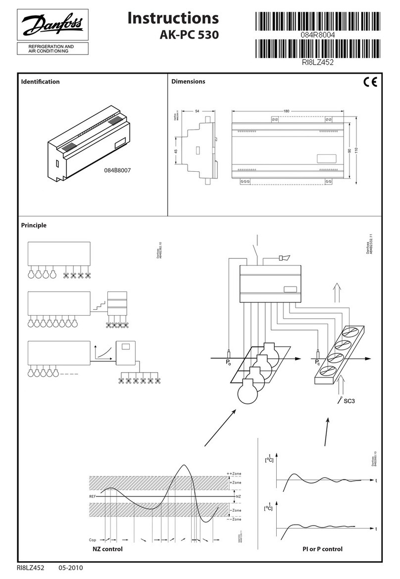 Danfoss AK-PC 530 User manual