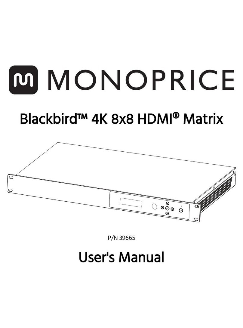 Monoprice Blackbird 39665 User manual