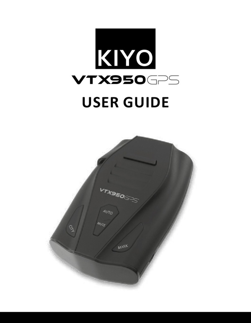 Kiyo VTX950GPS user guide