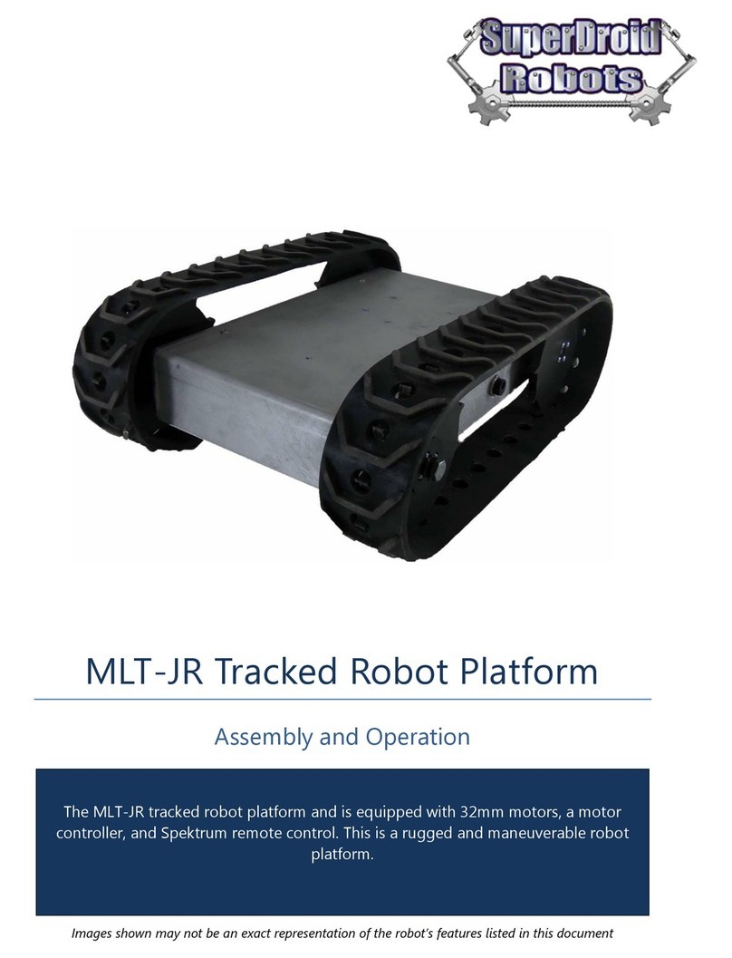 SuperDroid Robots MLT-JR Assembly and operation