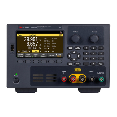 Keysight Technologies E36200 Series User manual