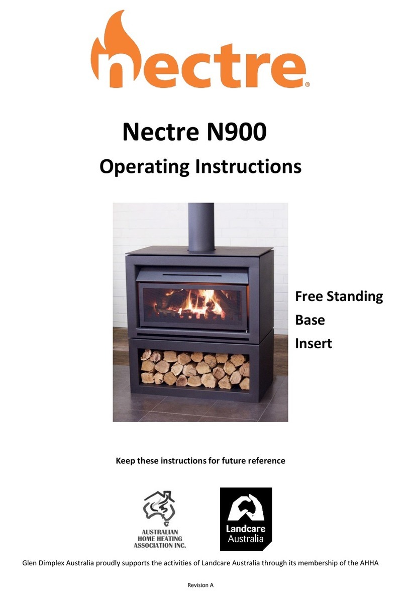 Nectre Fireplaces N900 operating instructions