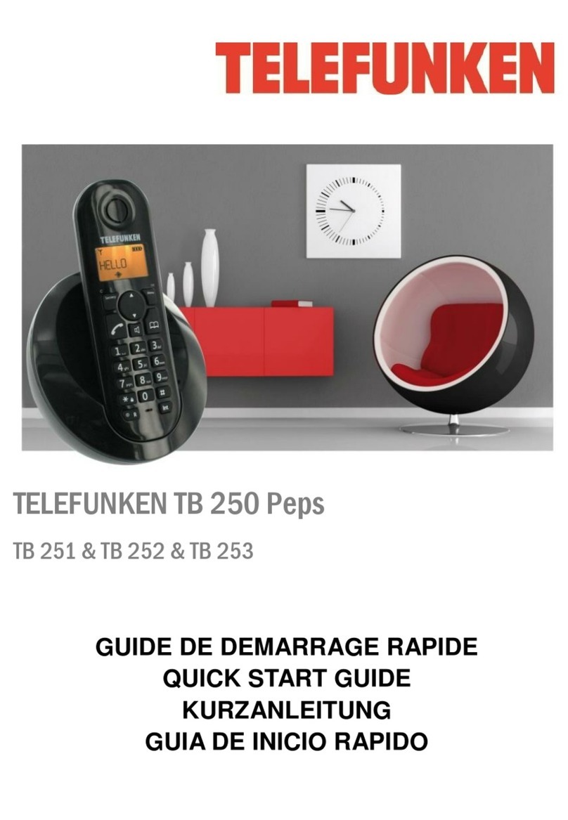 Telefunken TB 251 quick start guide