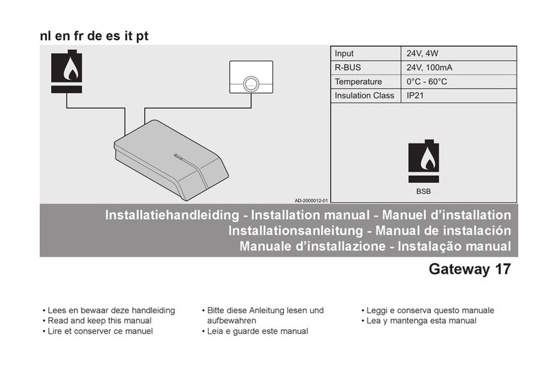 Baxi Gateway 17 installation manual