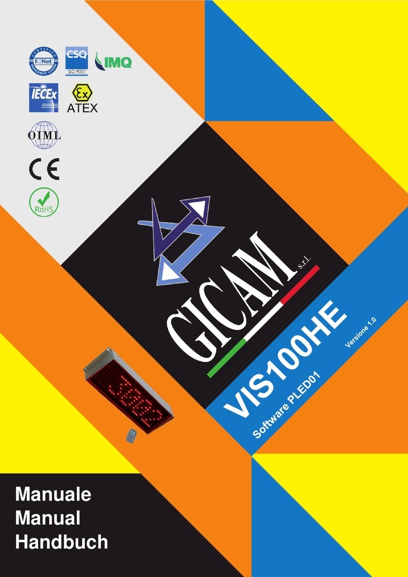 Gicam VIS100HE manual