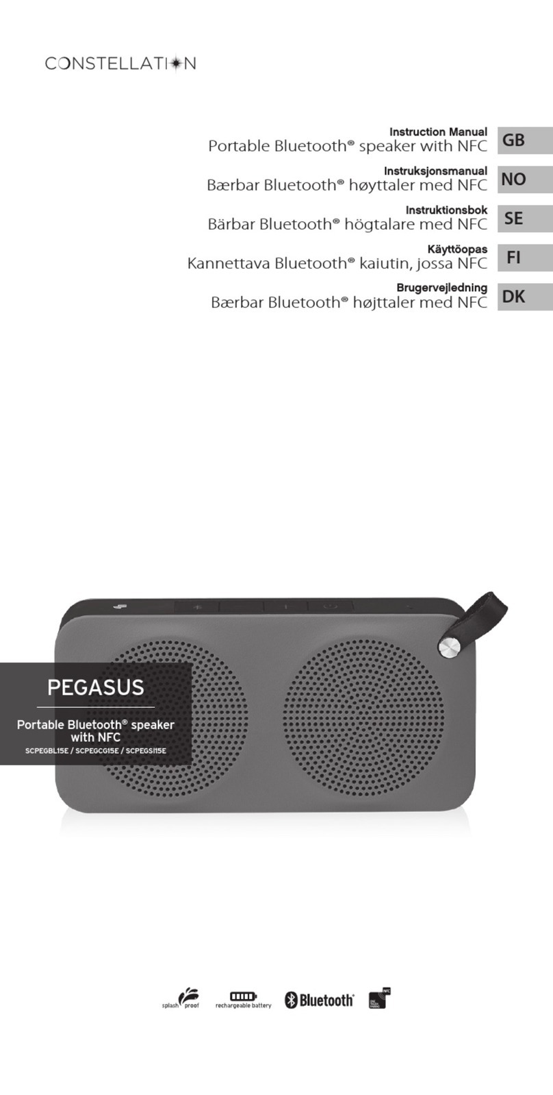 Constellation PEGASUS User manual