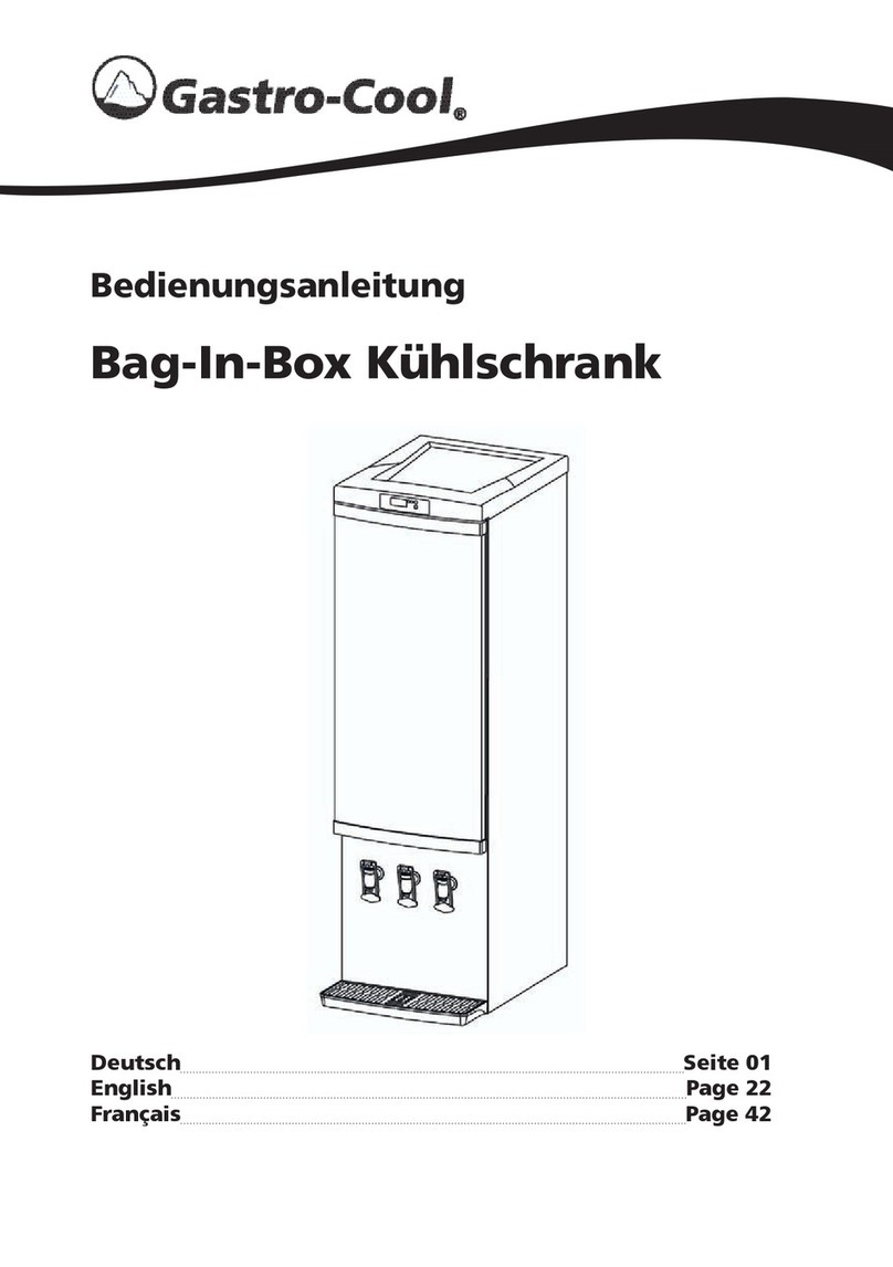 Gastro-Cool Bag-In-Box GCBIB110 Instructions for use