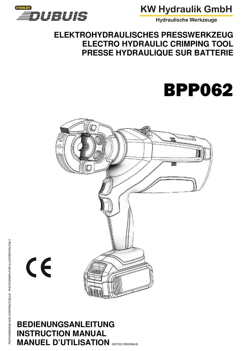 KW Hydraulik DUBUIS BPP062 instruction manual