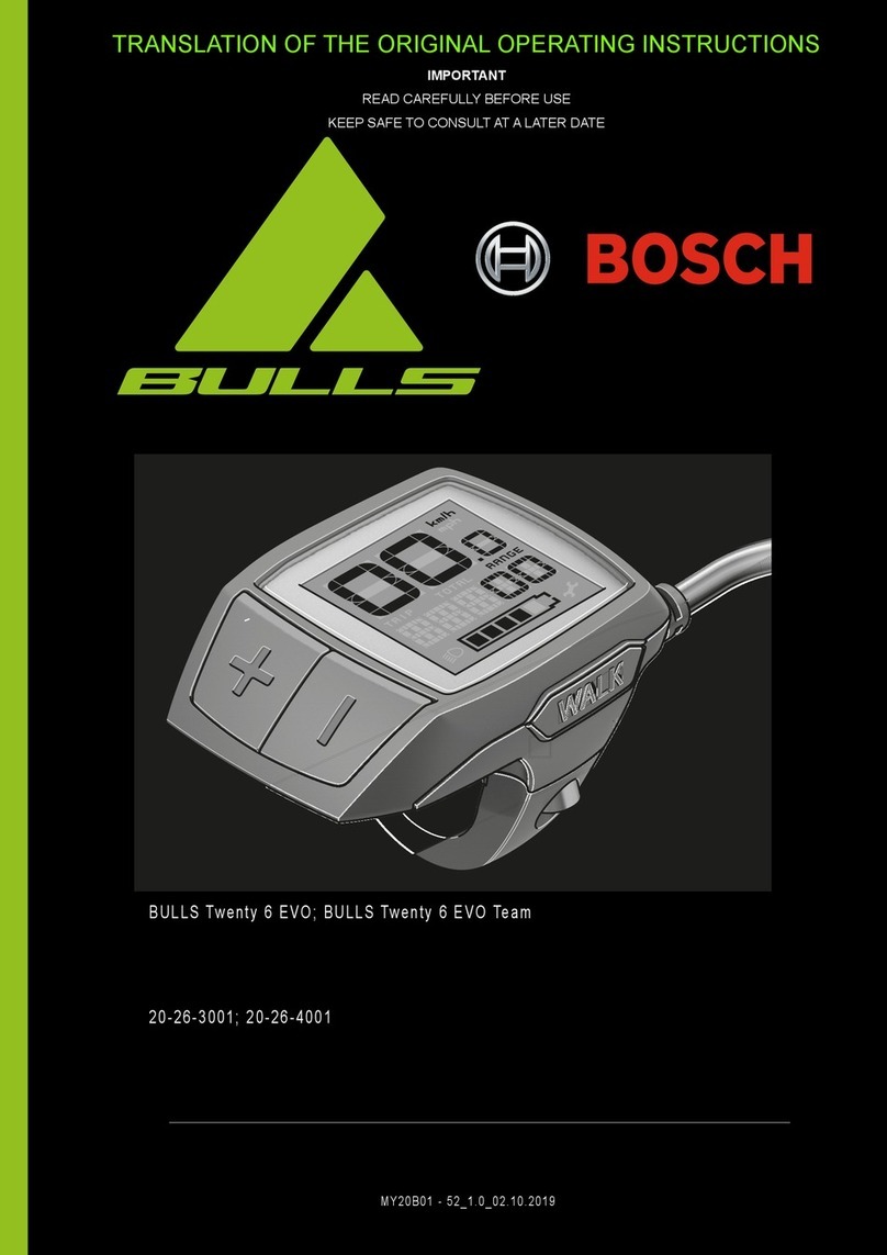 Bosch BULLS Twenty 6 EVO Translation of the original operating instructions