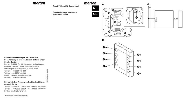 merten 767003 manual