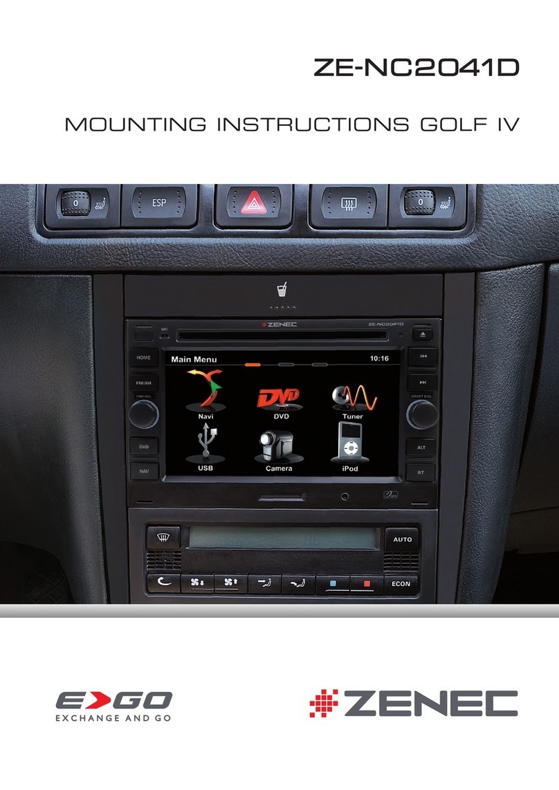 ZENEC ZE-NC2041D User manual ZENEC ZE-NC2041D User manual