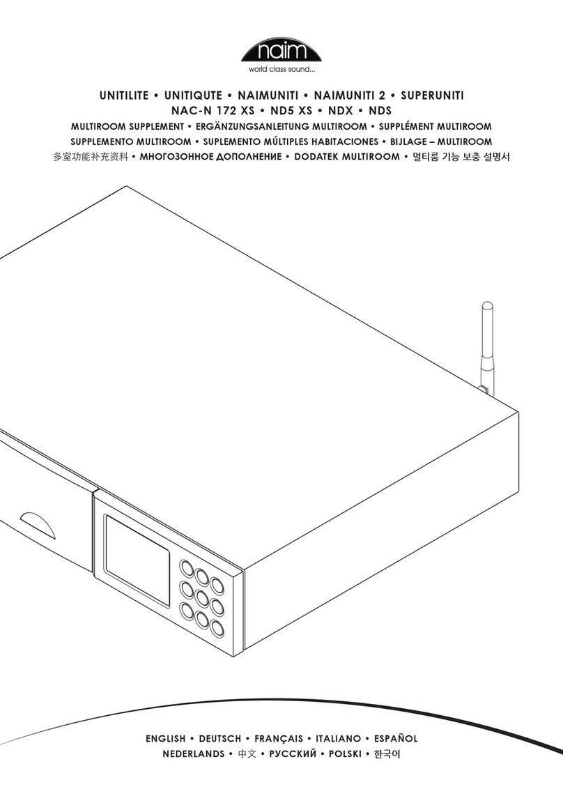 NAIM NAC-N 172 XS Guide Supplement