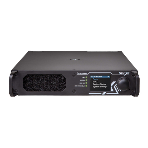 Lightware UBEX-PRO20-HDMI-F110 User manual