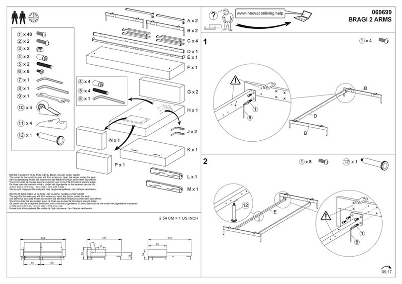 Innovation Living BRAGI 2 ARMS Assembly instuctions