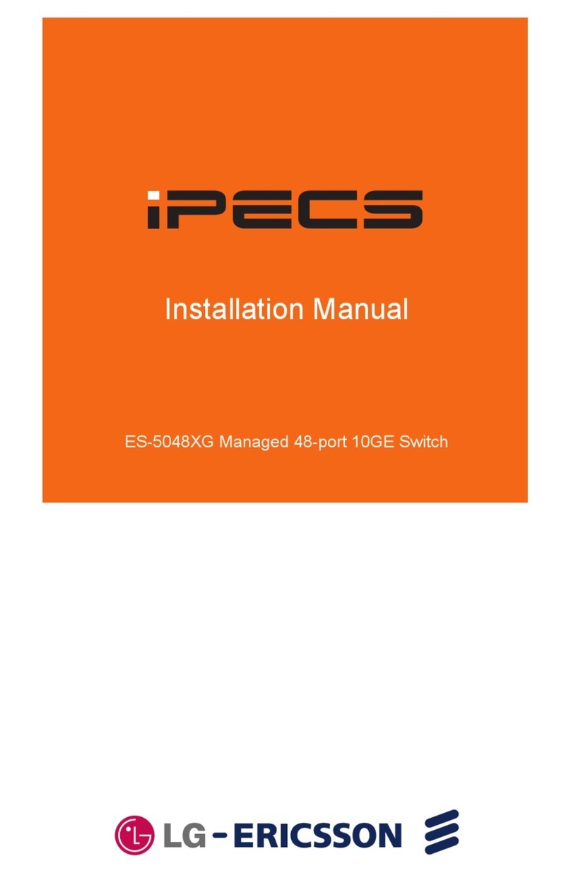 LG-Ericsson ipecs ES-5048XG installation manual