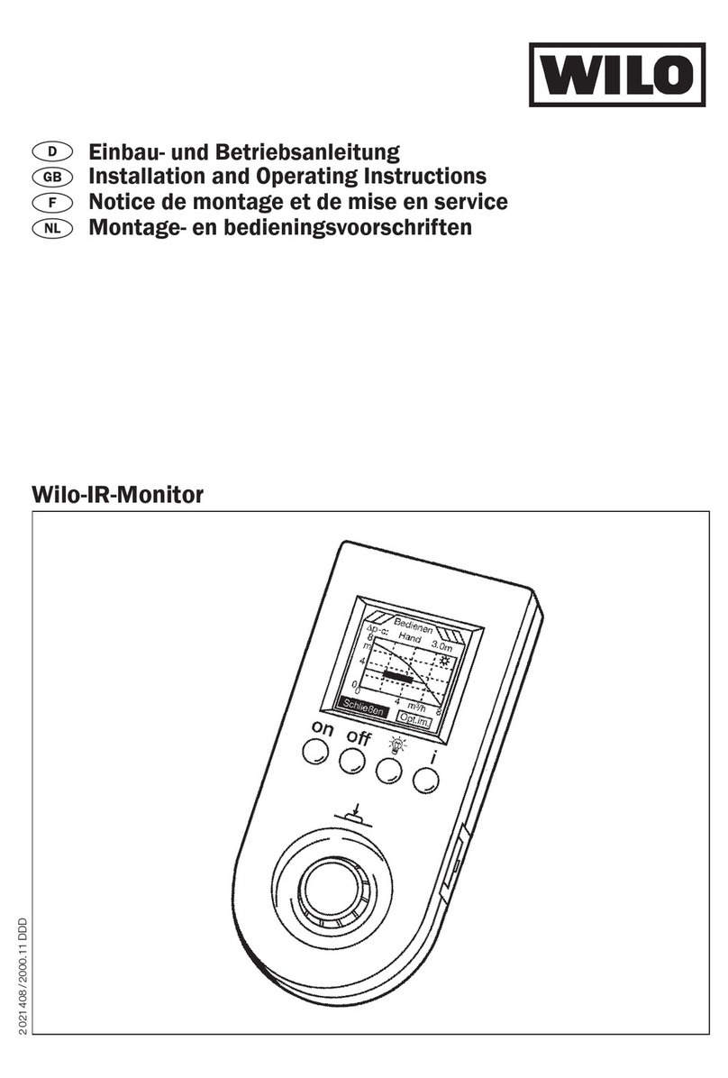 Wilo IR-Monitor User manual Wilo IR-Monitor User manual