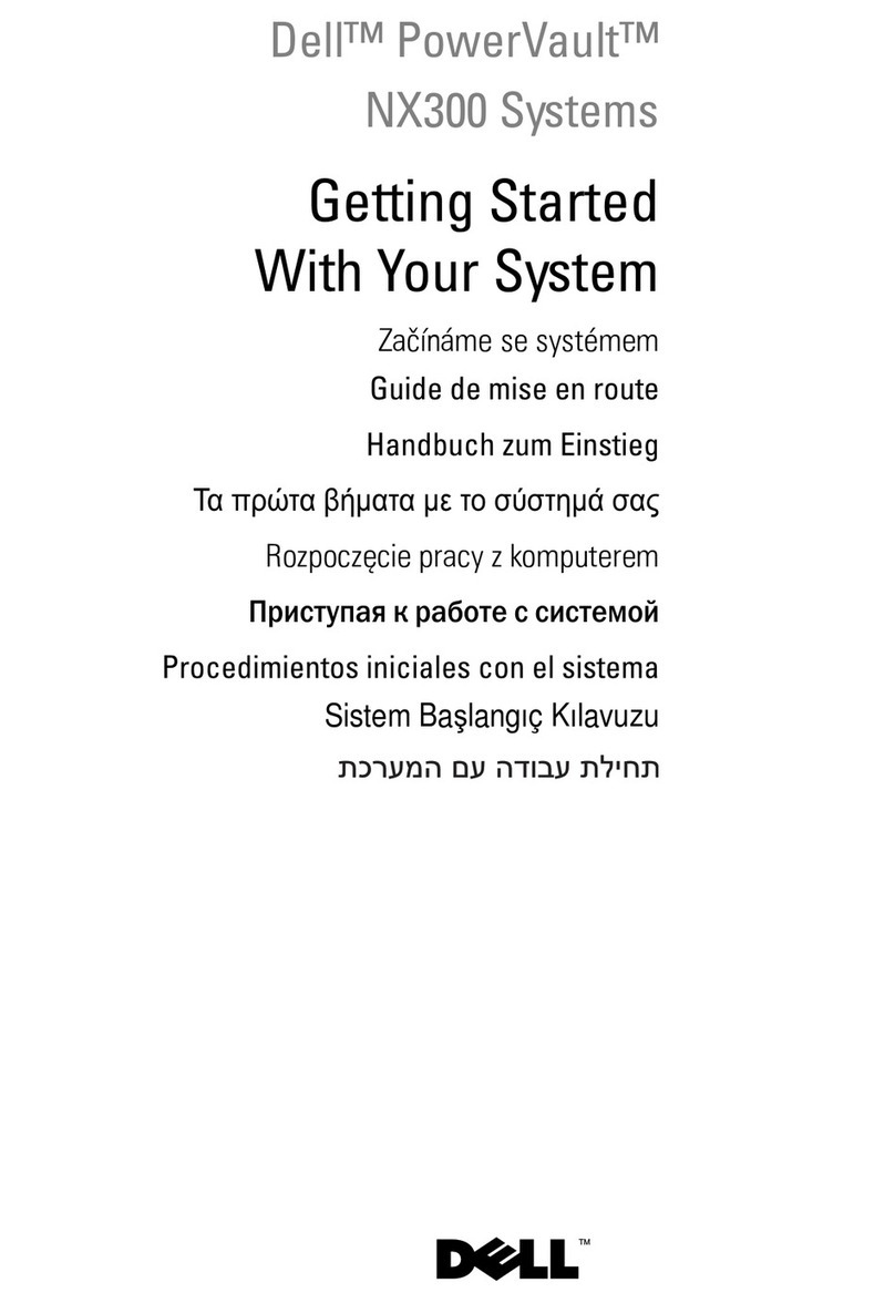Dell PowerVault NX300 User manual Dell PowerVault NX300 User manual