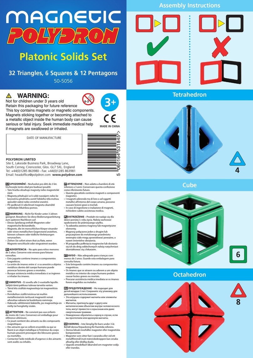 Polydron Magnetic Series User manual Polydron Magnetic Series User manual