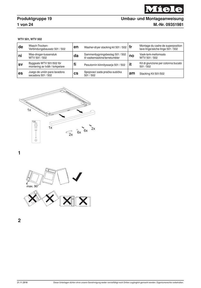 Miele 501 manual