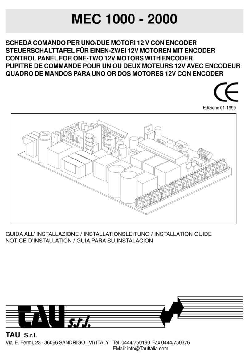 tau MEC 1000 installation guide