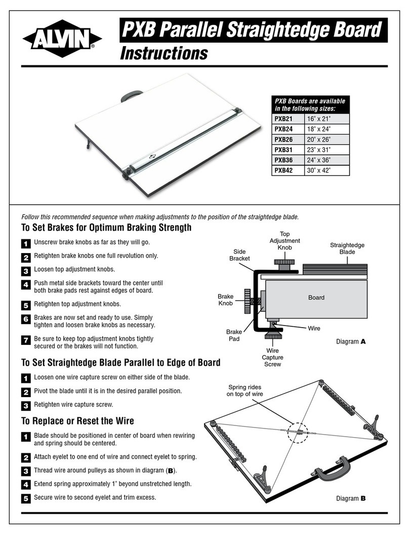 Alvin PXB Series instructions