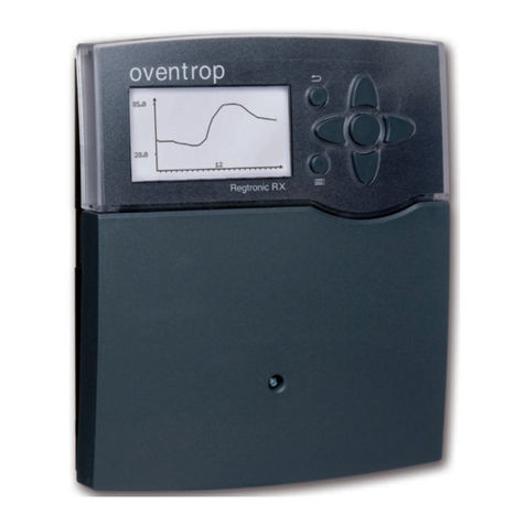 oventrop Regtronic RX Installation and operating instructions