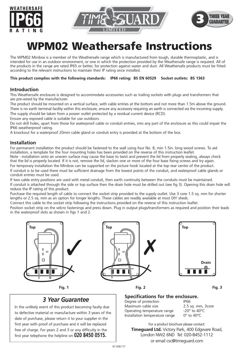 Timeguard Weathersafe WPM02 instructions