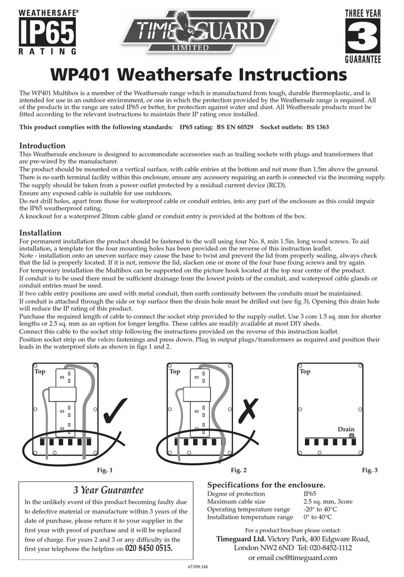 Timeguard Weathersafe WP401 instructions