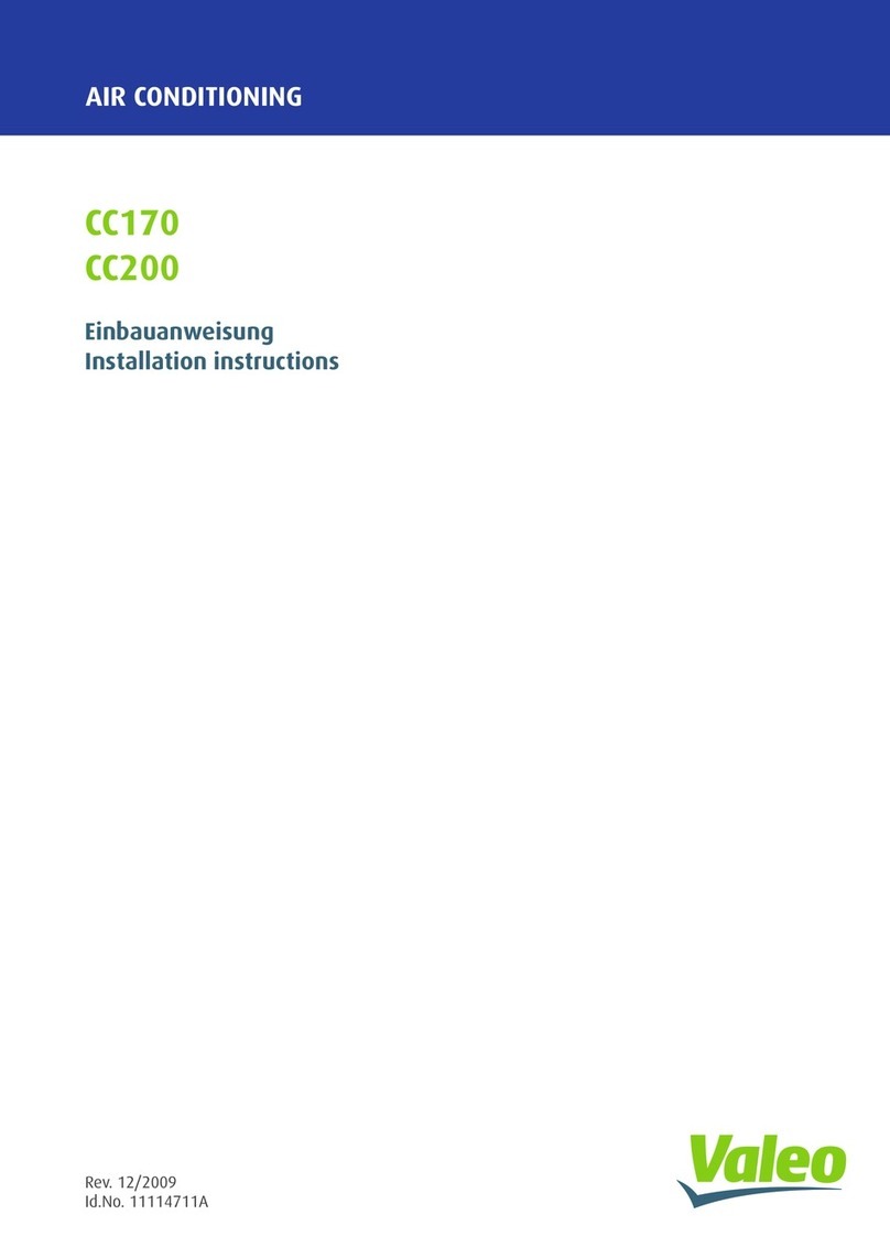 Valeo CC170 User manual Valeo CC170 User manual