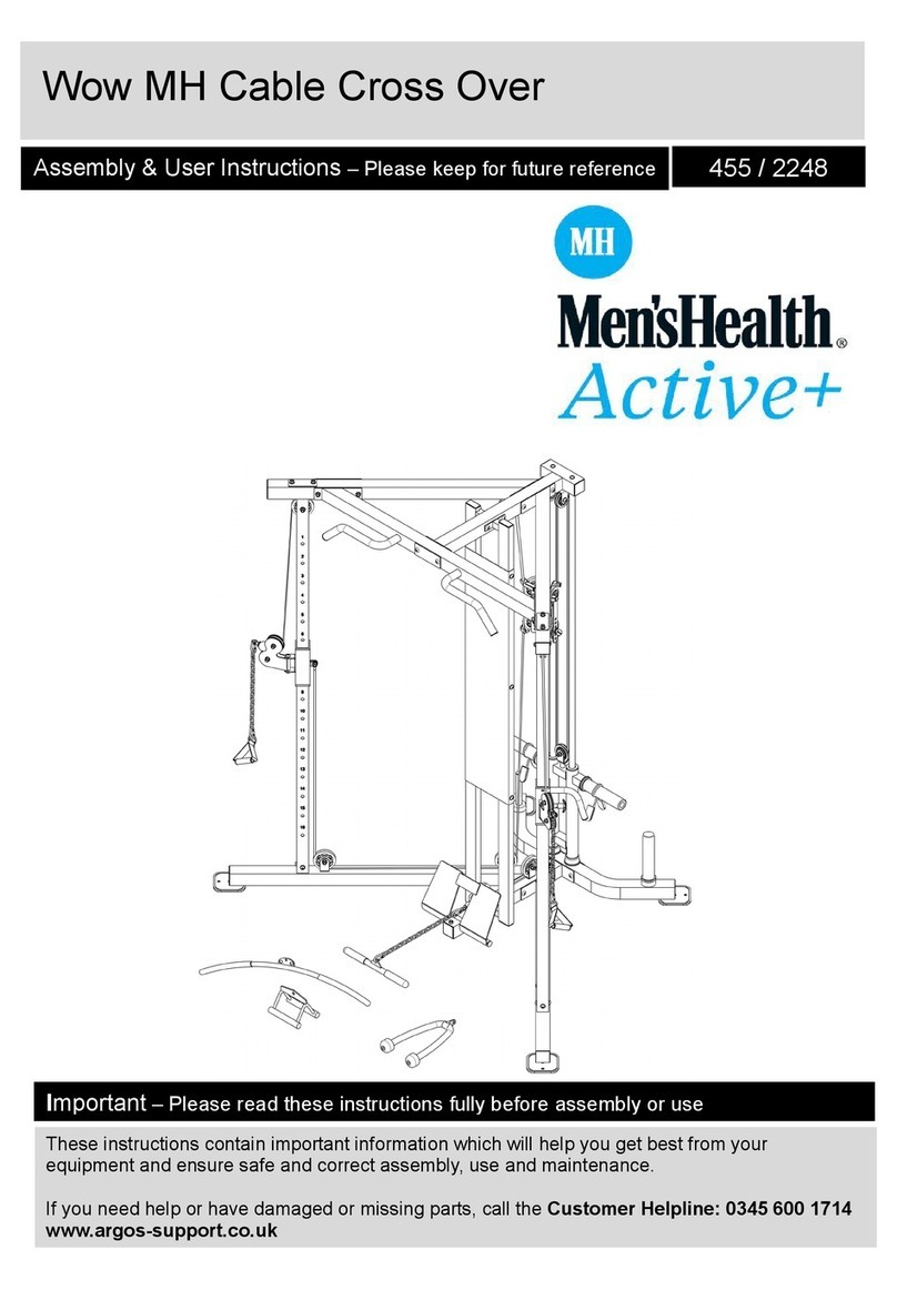 Men'sHealth Active+ 455 / 2248 Assembly & user instructions